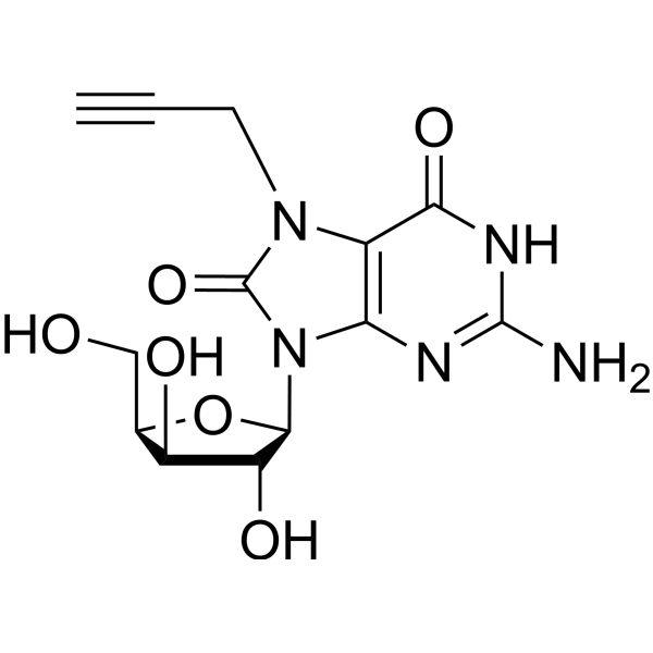7-Propargyl-7,8-dihydro-8-oxo-9-(β-D-xylofuranosyl)guanine 2389988-31-0